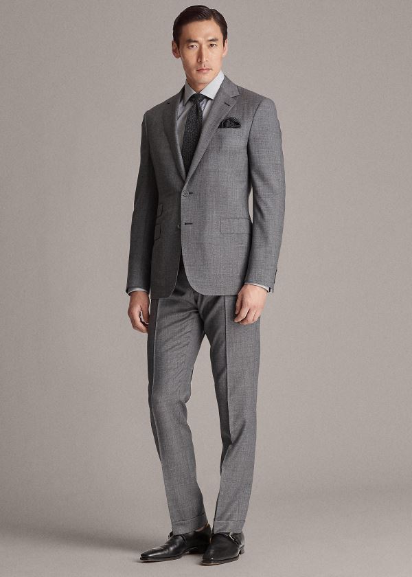 Men's Ralph Lauren Gregory Hand-Tailored Suits | 236810KDW